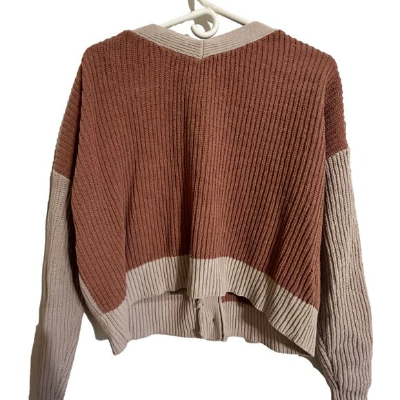 Sincerely Jules colorblock ribbed cardigan - Picture 2 of 3